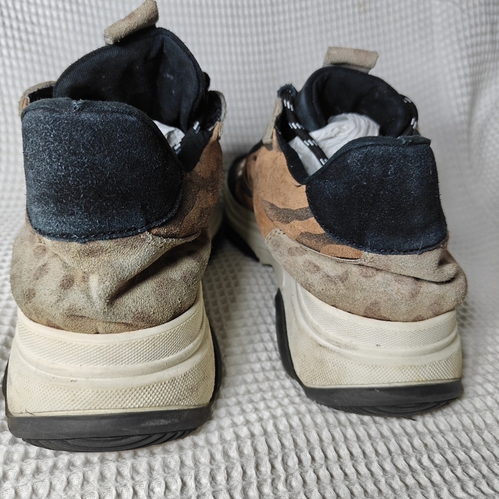 Steve Madden Leopard Print Sneakers Leather Sneakers Shoes Men's Shoes Size 11M - Picture 8 of 10